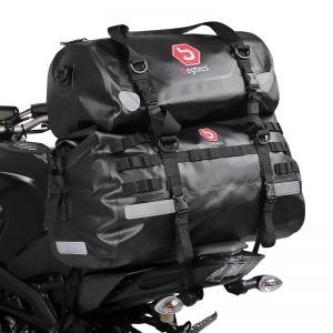 Motorrad Hecktasche Set Bagtecs XB50 + XF30 Volumen 80L Drybag Wasserdicht_1