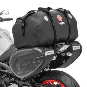 Motorrad Satteltaschen mit Hecktasche Bagtecs CRB + XF80 Drybag 140 L_1