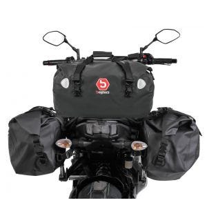 Motorrad Satteltaschen mit Hecktasche Bagtecs WD1 + XF40 Drybag Vol. 126L_1