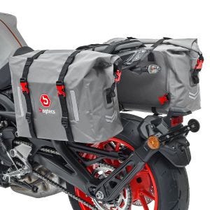 Motocyklové sedlové brašny vodotěsné Bagtecs G8R 2x30L rolovací boční taška