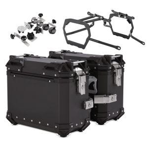 Alu-Koffer + Kofferträger für Yamaha Tenere 700 19-21 Bagtecs XB30 schwarz_1