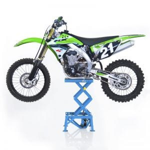 Enduro Motorradheber Cross-Lift XL für Dirt-Bikes von ConStands blau