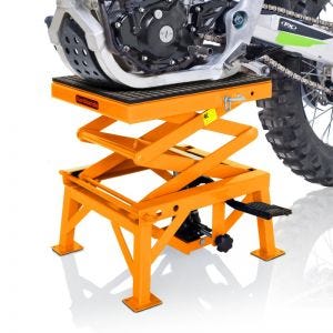 Enduro Motorradheber Cross-Lift XL für Dirt-Bikes von ConStands orange