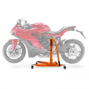 Central Lift compatibel met Ducati Supersport / S 17-21 oranje Paddock Stand ConStands Power-Classic