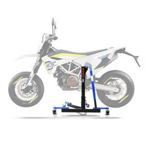 Central Stand compatible with Husqvarna 701 Supermoto 15-23 blue Paddock Stand ConStands Power-Evo