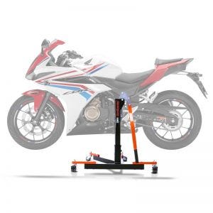 Lève moto centrale compatible avec Honda CBR 500 R 16-18 orange ConStands Power-Evo
