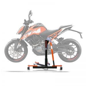 Centerstativ KTM 125 / 390 Duke 17-21 orange Motorcykel donkraft ConStands Power-Evo