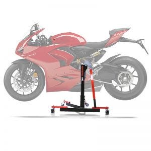 Lève moto centrale compatible avec Ducati Panigale V2 20-23 rouge Power-Evo ConStands