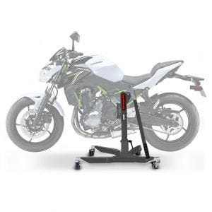 Caballete Central compatible con Kawasaki Z 650 17-23 gris Moto Elevador ConStands Power-Classic