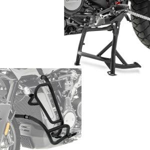 Set Centre stand + Sturzbügel upper and lower compatible with Harley Davidson Pan America 1250 / Special 21-23