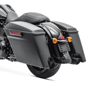 Maletas laterales Harley Davidson Touring 14-20 Craftride Extendidas en negro-mate