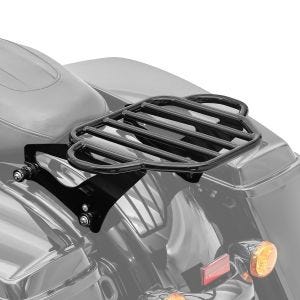 Parilla equipaje Harley Davidson Touring 09-20 parilla trasera Craftride KI desmontable en negro