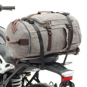 Gepäckrolle für Moto Guzzi V85 / TT Hecktasche Craftride VG5 hellgrau_1