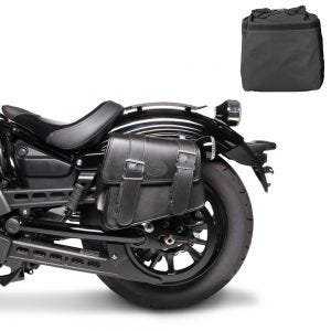 Bisaccia Indian Scout / Bobber / Sixty Montana Craftride 8Ltr sinistra in nero