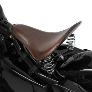 Solo Spring Seat compatible with Royal Enfield Classic 500 BR7 Craftride