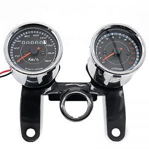 Motorrad Tachometer für Kawasaki Z 1000 / 650 / 300 VTV chrom Craftride