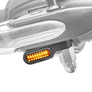 LED Lenkerblinker für Harley Davidson Sportster 1200 / Custom Lumitecs Blinker XS getönt_1