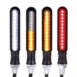 Lauflicht Blinker Set für Husqvarna 701 Enduro / Supermoto LED Lumitecs BL17 mit Brems- und Tagfahrlicht_1