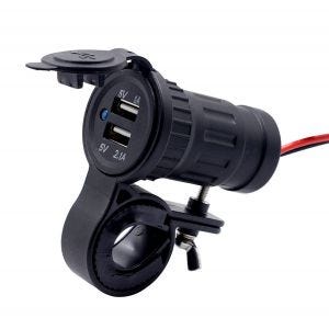 12V Motorfiets USB stopcontact Lumitecs US21