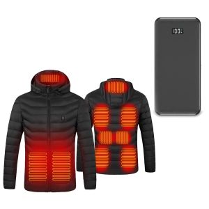 Power bank 10000mah + veste chauffante taille S WJ1 USB veste chauffante veste matelassée thermique