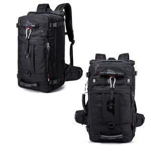 2x Motorcycle Backpack / Tail bag Bagtecs HK2 Tail bag 35Ltr in black Discount Set