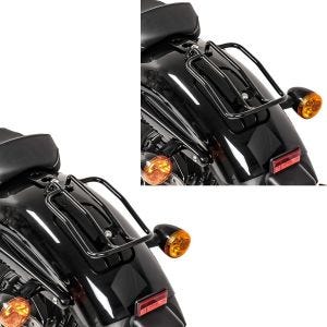 2x Gepäckträger für Harley Davidson Sportster 04-20 Solo Rack Craftride schwarz Spar-Set_1