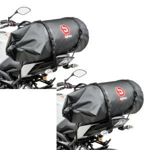 2x Sac rouleau moto Bagtecs BR50 Sacoche arrière impermeable 50 litres Discount Set