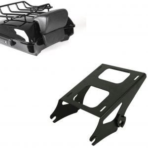 Set: Topcase for Harley Street Glide Special 15-22 Razor GB1 + Topcase Mounting Rack 2-Up TP for Harley Touring 14-22 