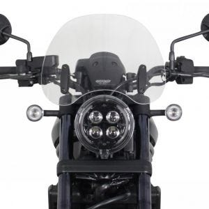 Touring Screen for Honda CMX 1100 Rebel 21- Windshield "NTM" with mounting material MRA black