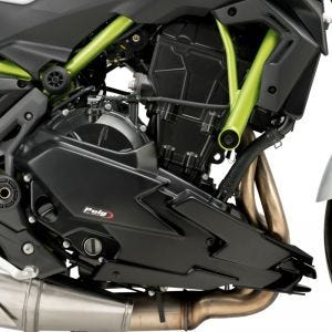 Bow spoiler for Kawasaki Z 650 20-22 black engine spoiler Puig
