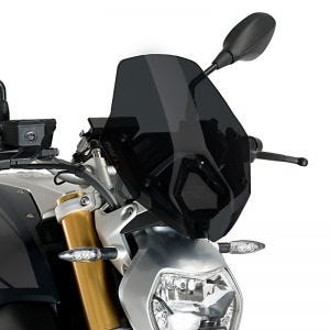 Windshield compatible with BMW R 1250 R 19-23 Dark Smoke Puig NG Sport