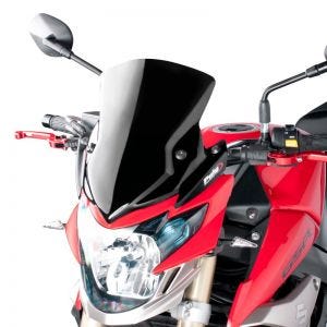 Nakedbike-Scheibe für Suzuki GSR 750 11-16 schwarz Windschild Puig New Generation Sport 5646N