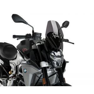 Windshield compatible with BMW F 900 R 20-23 Dark Smoke Puig Sport NG