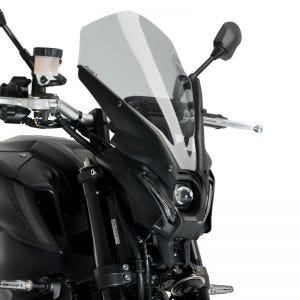 Vervangingsruit compatibel met Yamaha MT-09 21-23 rookgrijs Windscherm Puig New Generation Touring