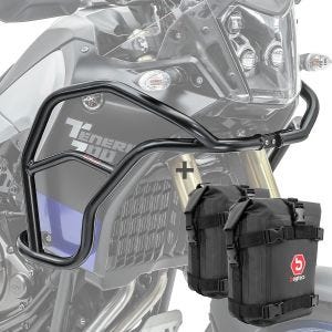 Motorrad Set Verkleidungsschutzbügel + Taschen XL Sturzbügel Schutzbügel Sturzschutz für Yamaha Tenere 700 19-22 Motoguard