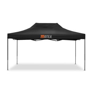 Pavillion 3x4,5m foldable / Racing tent Tourtecs for the racetrack MOTEA black