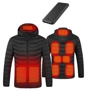 Set Heating vest Size M WJ1 XGP Heated motorcycle vest USB with Power bank 10000mah portable charger