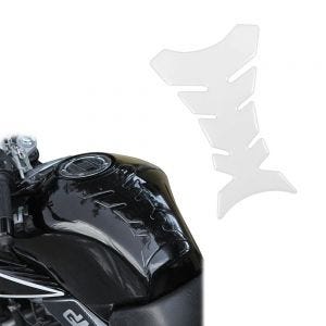 Tankpad Motorfiets/Tankbeschermer Visgraat Sticker Zaddox universeel duidelijk