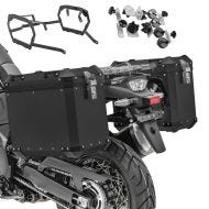 Alu-Koffer + Kofferträger für Suzuki V-Strom 1050 / XT 20-21 Bagtecs GX45 schwarz_1