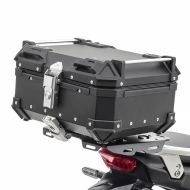 Alu Topcase sopii BMW F 750 GS/700 GS Alumiini Bagtecs XB22 mustalle
