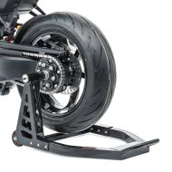 Einarm Montageständer hinten für Triumph Speed Triple 1200 RS 2021 Constands SC1 Alu Motorradständer schwarz_1