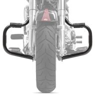 Moottorisuoja yhteensopiva Harley Davidson Softail 2000-2017 Craftride Moustache blackin kanssa