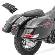 Side Case Set compatible with Suzuki Intruder VL 800 Volusia Craftride Delaware 33Ltr incl mounting black