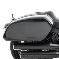 Seitenkoffer passend für Harley Davidson Low Rider / S / ST 18-24 Harte Satteltaschen Koffer mit Halter Craftride HB13