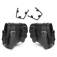 Set 2x Satteltaschen mit Halter für Kawasaki Vulcan S 15-21 Craftride Montana links-rechts_1