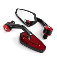 Ohjaustangon pääpeili Ducati Streetfighter V4 / S -malliin Taustapeili Craftride LS4 punainen