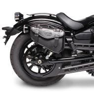 Motorrad Satteltasche rechts Craftride Arizona 3Ltr Seitentasche für Chopper schwarz_1