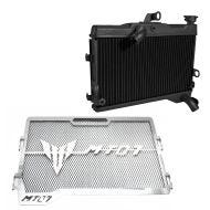 Vodní chladič pro Yamaha MT-07 13-20 chladič chladiče + kryt chladiče