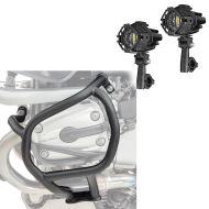 2x LED Nebelscheinwerfer S22X + Sturzbügel passend für BMW R 1150 GS 00-04