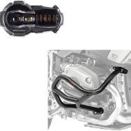 Set: LED Scheinwerfer für BMW R 1200 GS / Adventure 04-13 Hauptscheinwerfer mit ECE Lumitecs QL2 + Sturzbügel L für BMW R 1200 GS 04-12 Motoguard Schutzbügel_1